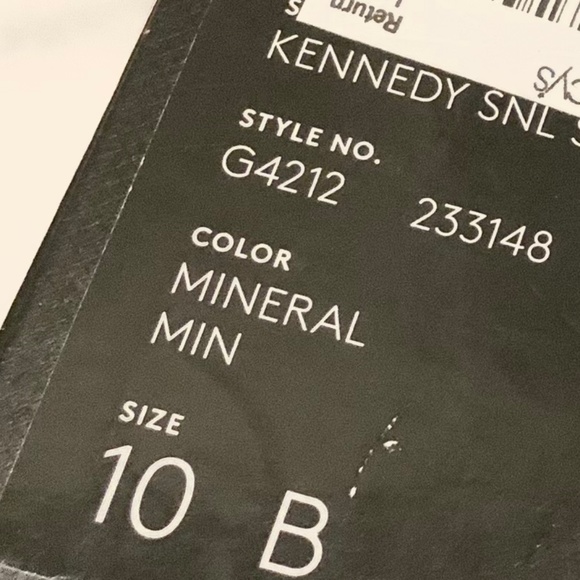 Coach Kennedy Mineral Leather Blue Black Snake Animal Print Flat Slide Sandal 10 - Picture 4 of 4